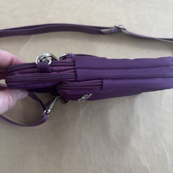 Crossbody bag Purple Cell Phone wallet Crossbody Strap And Belt Loop Fanny Pack - Picture 3 of 10